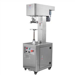 Polavtomatski stroj za zapiranje pločevink